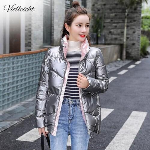 Vielleicht 2020 New Winter Parkas High Quality Stand Collar Coat Women Fashion Jacket Winter Warm Woman Clothing Casual Jacket