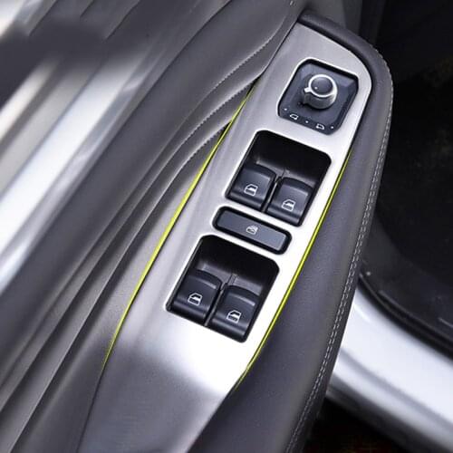 Lsrtw2017 for Haval F7 F7x Car Window Switch Panel Trims Decorative Interior Mouldings Accessory 2019 2020 2021 sticker control