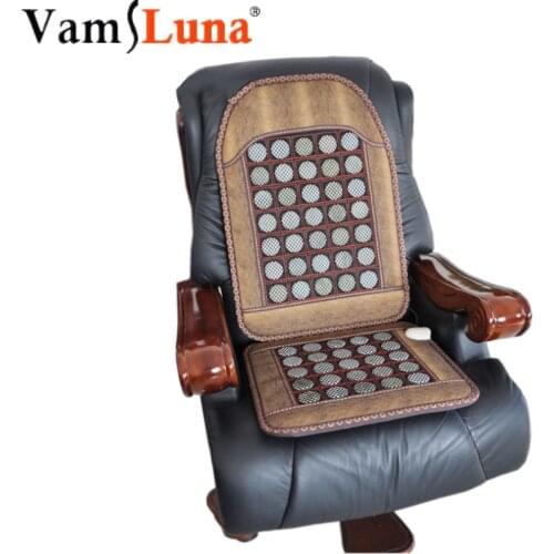 Natural Therapy Healing Jade Germanium Tourmaline Stones Infrared Heating Mat Jade Stone Massage Heating Mat/Pad 45*45 45*65 CM