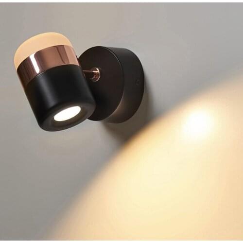 Nordice wandlamp iron corridor bedside living room espelho cabecero de cama