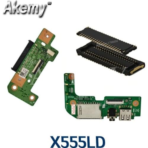 NEW ! For Asus X555LD W519L K555L A555L X555LJ R556L X555LB X555LP X555LN Interface and HDD Hard Drive board and IO USB AUDIO