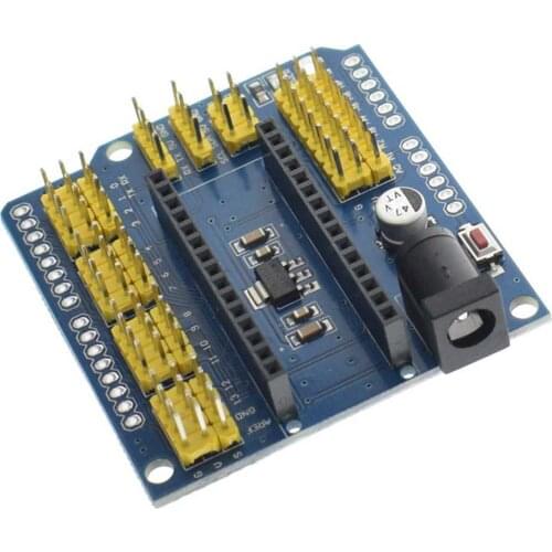 OcioDual NANO V3.0 ATmega328P I / O Extension Board Shield Compatible with Arduino Nano Prototype Module Expansion for DIY Shiel