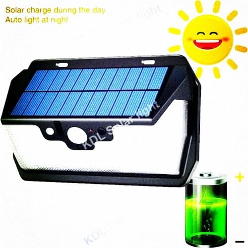55 leds Solar light remote control radar 3 side lighting usb port Super Bright Outdoor Garden Yard Emergency Security patio new