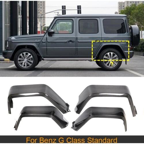 Carbon Fiber Wheel Arches Side Fender Flares for Mercedes-Benz G Class Standard 2020 Wheel Arches Covers Mudguards Trims