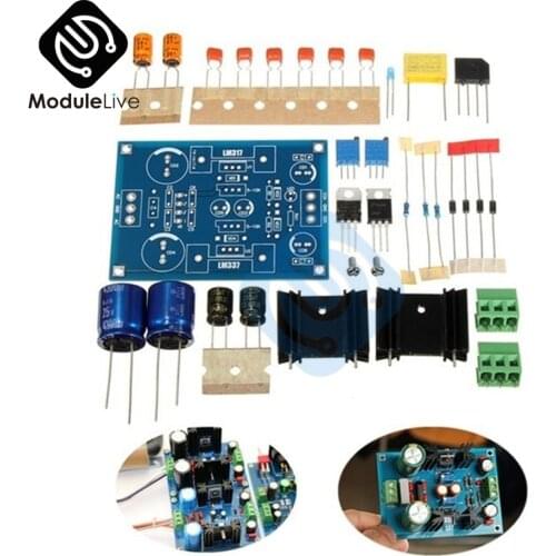 LM317 LM337 Adjustable Filtering Power Supply AC/DC 5v 12v 24v Voltage Regulator PSU DIY Kits Module