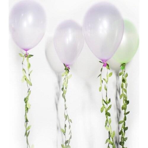 Silk Leaf-Shaped Handmake Artificial Green Leaves for Wedding Decoration DIY Wreath Gift Scrapbooking Craft Fake Flower Garland