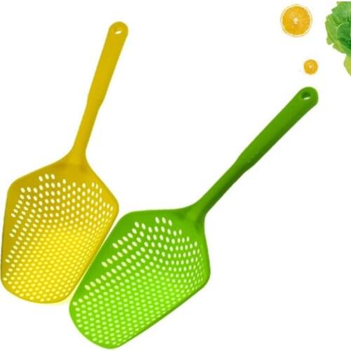 Vegetable Strainer Cooking Fries Strainer Scoop Nylon Spoon Large Colander Soup Filter Kitchen Tools Shovels Vegetable French