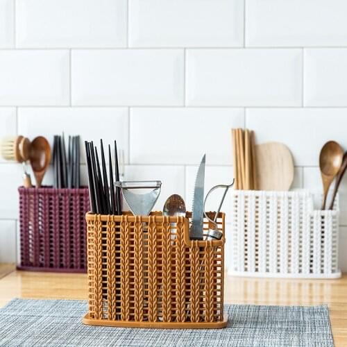 Kitchen Chopsticks Tableware Storage Box Household Drain Multi-purpose Chopsticks Holder
