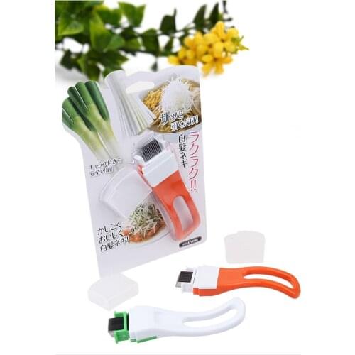 Japan Stainless Steel Scallion Spring Onion Vegetable Shredder Slicer Cutter