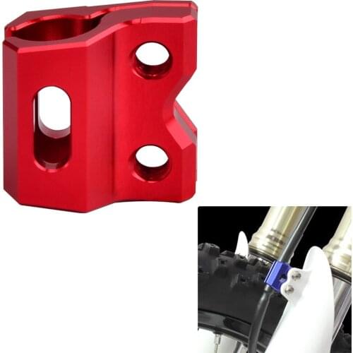 CNC Billet Front Brake Hose Clamp for Honda CR125R CR250R CRF250R CRF450R CRF250X CRF450X CRF250L/M CRF250RALLY CRF450RX
