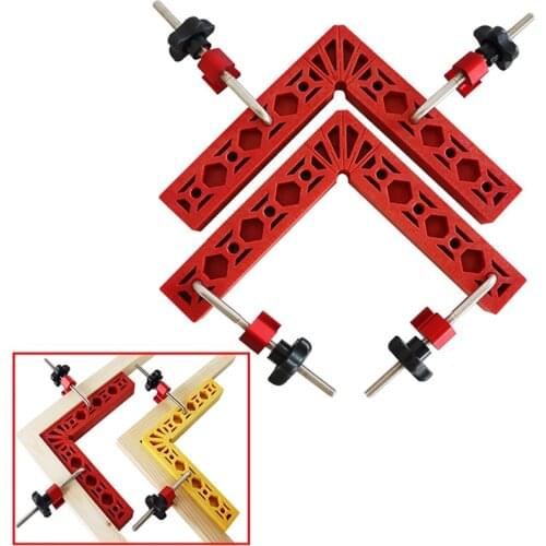2 PC 90 Degree Right Angle Clip Fixed Clip Photo Frame Angle Clip Woodworking Hand Tools Furniture Repair 100 mm 200 mm
