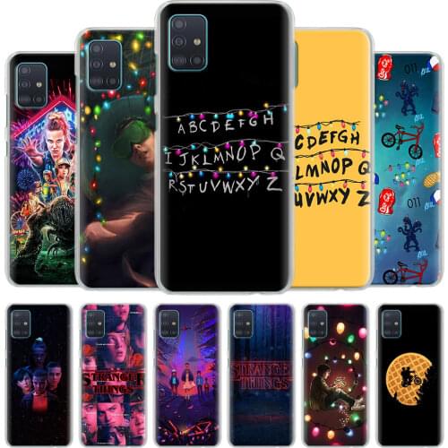 Case for Samsung Galaxy A70 A71 A50 A51 A10 A10s A20s A30 A40 A11 A21s A31 A41 A91 Hard Cover Stranger Things Phone Shell