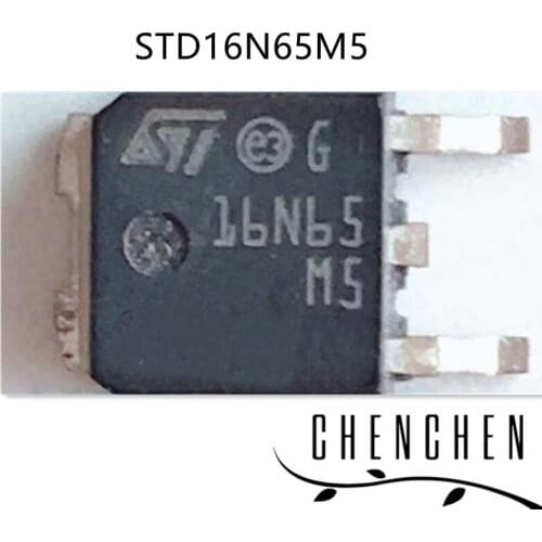 10pcs/lot STD16N65M5 16N65 16N65M5 TO-252 100% New