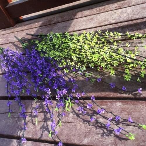 1x Plastic Willow Artificial Vine Simulation Floral Window 90cm 2 Colors