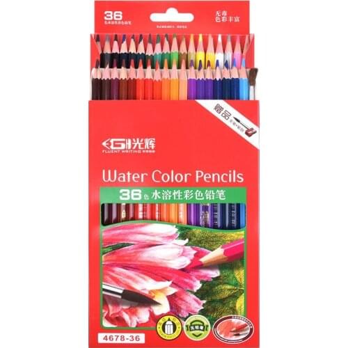 36/48 Oily colored pencils watercolor pencils pastel hardness B type soft pencils professional sketch drawing coloring pen set