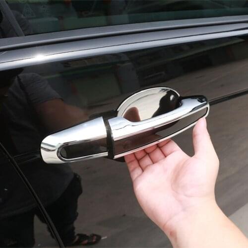 ABS Chrome Car Exterior Door Handle Cover Trim For Land Rover Discovery 5 2017 Auto Accessories Set of 8pcs