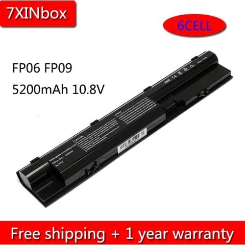 7XINbox 6cell 5200mAh FP06 FP09 Battery For HP ProBook 440 445 450 455 470 G0 G1 HSTNN-UB4J HSTNN-W92C HSTNN-W94C 707616-851