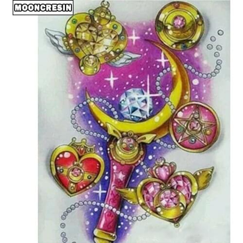 Diamond Embroidery Cross Stitch 5D Diy Diamond Painting Cartoon Magic Baby Mosaic Picture Of Rhinestone Living Room Decoration