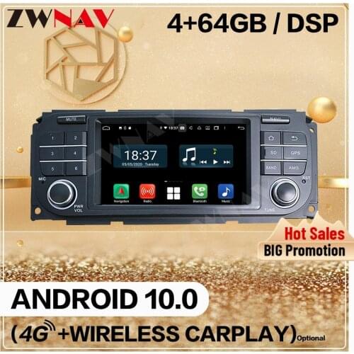 128GB Carplay Double Din For Jeep Compass Wrangler Android Screen Multimedia Player Audio Radio GPS Navi Head Unit Auto Stereo