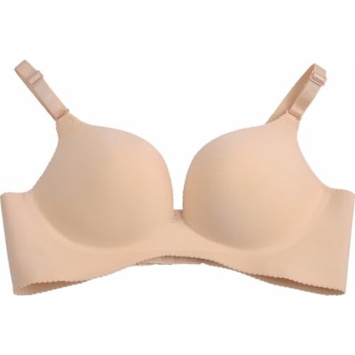 BHs Sexy Women Bra Adjustable Brassiere Seamless Lingerie Super Push Up Bra 6 Colors Plus Size C Cup Strappy Bras for Women