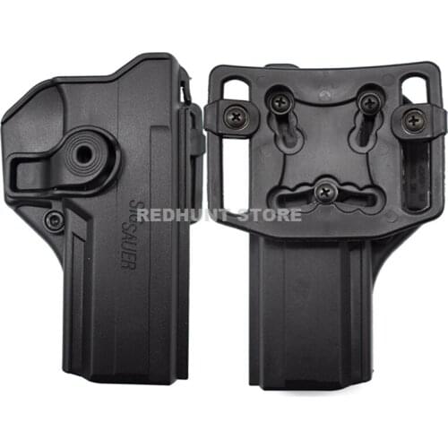 Hunting Belt Holster Tactical Polymer Retention Roto Holster for Sig Sauer P250 Full size Drop Leg Pistol Holster