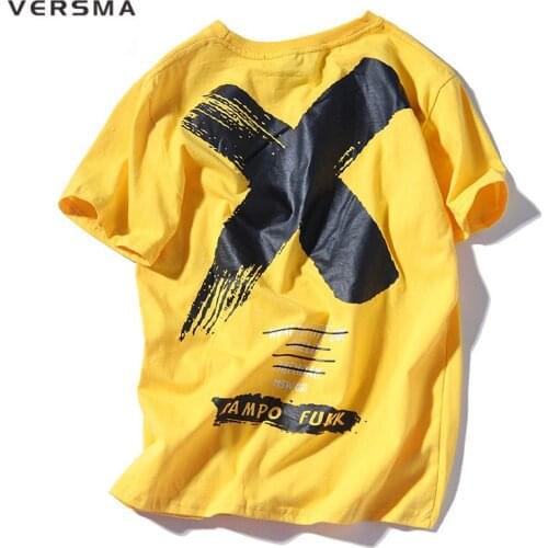 VERSMA Japanese Harajuku Ulzzang Vintage Print T-shirt Men Women Hip Hop Streetwear Punk Rock Gothic Tshirt Men 5XL Dropshipping
