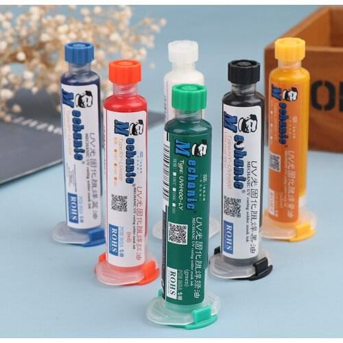 Prevent Corrosive Mechanic UV Light Curing BGA PCB Solder Mask Welding Oil Paint