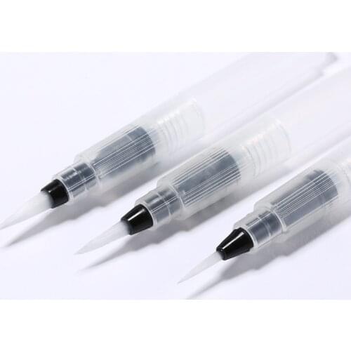 Refillable Paint brush Water Brush Ink Pen Water Color soft head Calligraphy Drawing Painting Illustration Pen marker pen