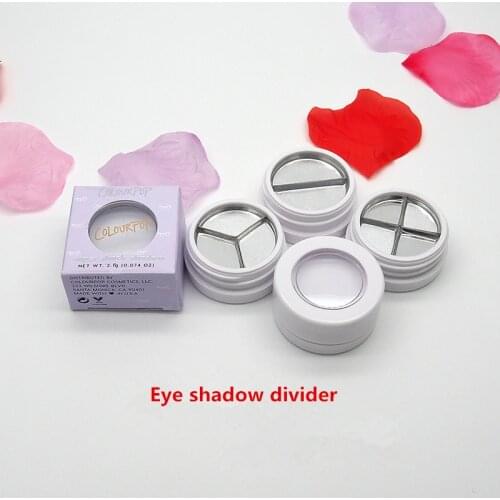 Monochromatic eyeshadow box Empty box DIY 4 grid Eyeshadow Separate pack Pressing disk Lipstick separate pack pressing disk