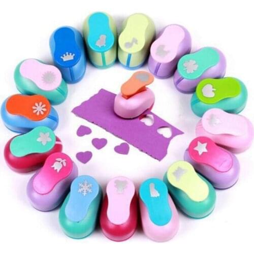 2021 New Mini Scrapbook Punches Handmade Cutter Card Craft Calico Printing DIY Flower Paper Craft Punch Hole Puncher Shape