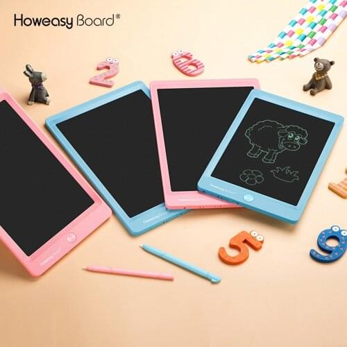 Howeasy Board Portable Graphics Board Electronic Handwriting Pads 8.5inch 10inch LCD Writing Drawing Painting Tablet with Pen