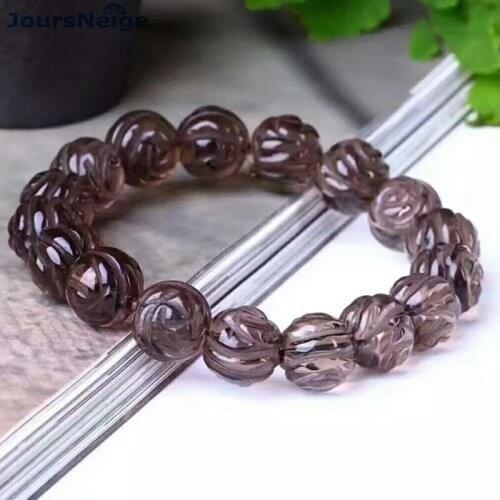 Drop Shipping Fidelity JoursNeige Tea Natural Crystal Bracelets Flower Beads Bracelet for Women Girl Single lap Fashion Jewelry