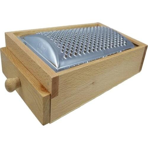 Wood grater for cheese Parmigiano Reggiano Parmesan Cheese