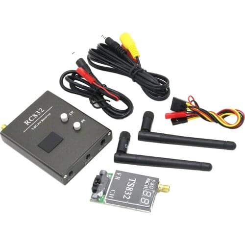 TS832 48Ch Transmitter/RC832 48CH Receiver 5.8G 600mw Wireless Audio/Video for FPV RC Quadcopter Drones