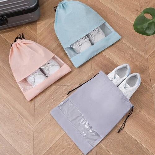 Waterproof Travel Transparent Bag LuggageHome Clothes Storage Bag Shoes Organizer Pouch Packing Bags Bath Organizer Toiletry