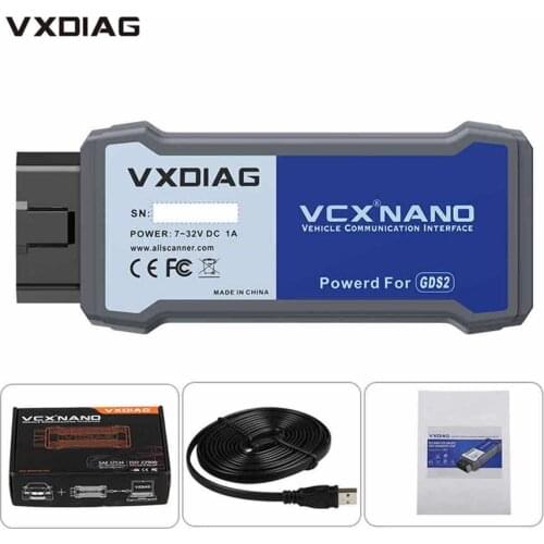 VXDIAG VCX NANO Support for GM Tech2Win and GDS2 Instead for GM Original Tool for GM MDI VXDIAG VCX NANO for GM