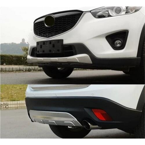 Stainless steel front and rear Bumper Protector Skid Plate cover Car styling for Mazda CX-5 CX5 year 2012 2013 2014 2015 2016