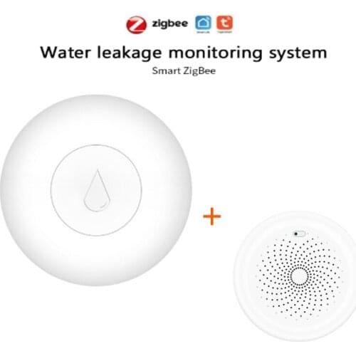 ZigBee Water Sensor Flood Water Leak Detector For Home Remote Alarm Security Soaking Sensor Smart Life APP Remote Monitoring