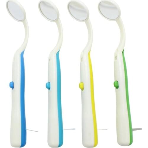 1 PC LED Light Oral Dental Mirror Super Bright Mouth Mirror Illuminated Tooth Care Tool Oral Hygiene Tooth whitening products
