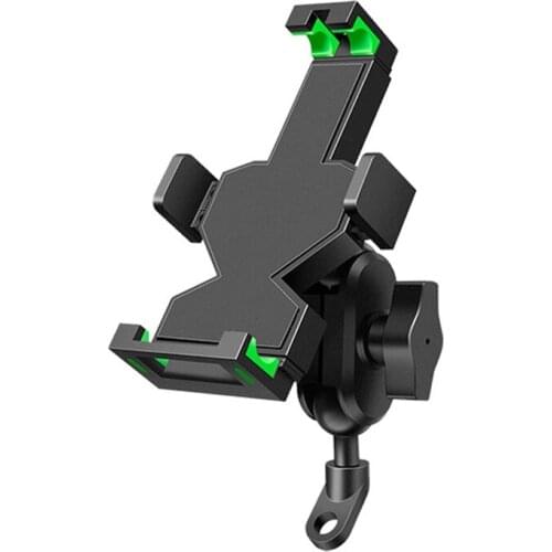 A04 Aluminum Motorcycle Handlebar Side Mirror Bike Bicycle Phone Holder Mount