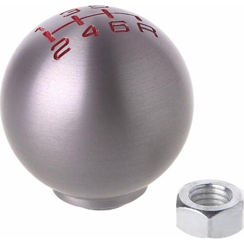 Aluminum 6 Speed Manual Shift Knob Gear M10x1.5 Thread For Honda Civic Odyssey Accord Gear Shift Knob Interior Parts