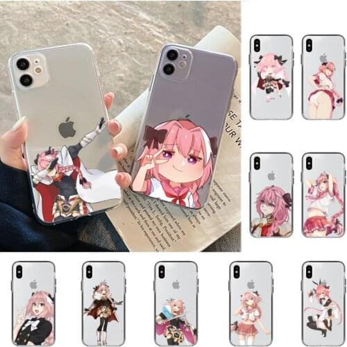 RuiCaiCa Astolfo Anime Girl Phone Case for iPhone 11 12 pro XS MAX 8 7 6 6S Plus X 5S SE 2020 XR case