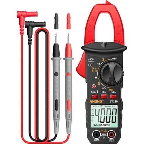 4000 Counts Digital Current Clamp Meter DC AC Ammeter Voltage NCV Tester Power Factor Electric Energy Ammeter Voltmeter