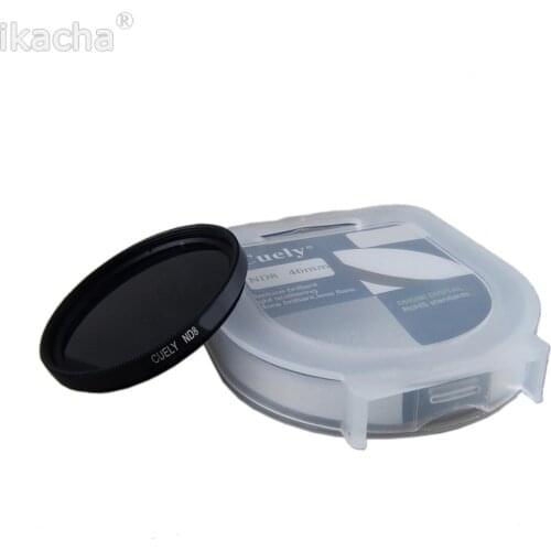40.5/43/46/49/52/55/58/62/67/72/77/82mm Neutral Density ND8 Filter + Case for Sony Nikon Canon All Camera Lens