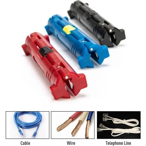 Multi-function Electric Wire Stripper Pen Wire Cable Pen Cutter Rotary Coaxial Cutter Stripping Machine Pliers Tool