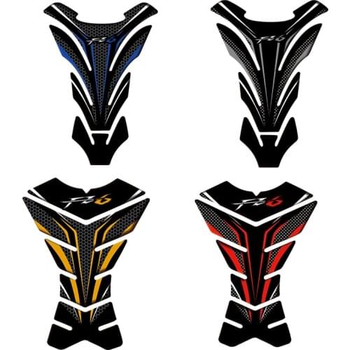 New 3D Carbon-look Motorcycle Tank Pad Protector Decal Stickers Case for Yamaha FZ6 FZ6N Tank FZ 6 All Years