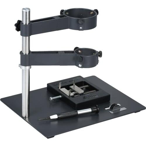 F-202 Soldering Repair Platform Hot Air Heat Gun Clamp Bracket Holder Stand for BGA Rework Reballing Station