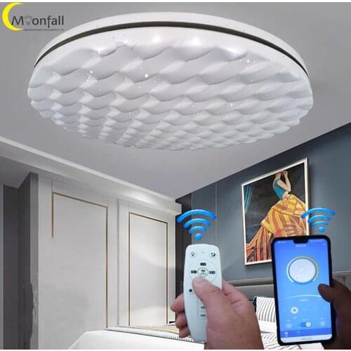 Moonfall-LED Ceiling lighting RGB lamp Modern Simple style light with star for Bedroom, Kitchen, Dining room, indoor 36W 72W
