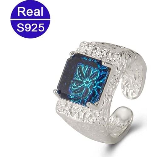 RED TREES Rings With Crystals