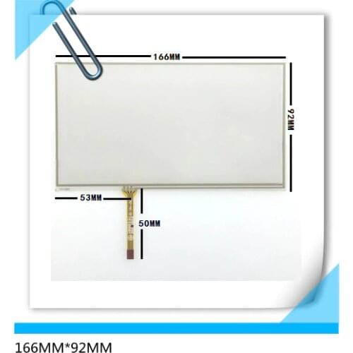 166*92 new 7 inch 6.95 inch 4 wire resistance touch-screen LCD panel 166MM*92MM TM070RDH01 C070VW03 V0